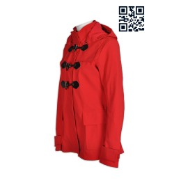 J558 Custom fashion women's coat   manufacture fashion windbreakers  Duffle Coat  coat  manufacturer J558 Custom fashion women's coat   manufacture fashion windbreakers  Duffle Coat  coat  manufacturer